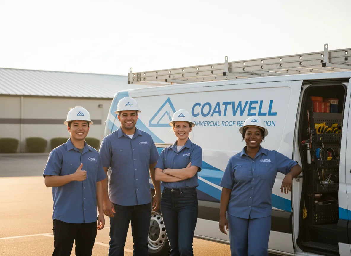 Commercial roof coating company in Avoca, WI